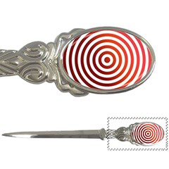 Concentric Red Rings Background Letter Openers by Nexatart