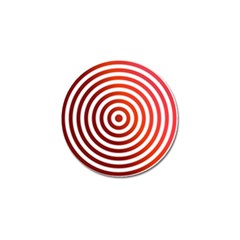 Concentric Red Rings Background Golf Ball Marker (10 Pack) by Nexatart