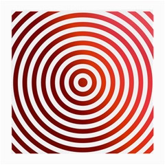 Concentric Red Rings Background Medium Glasses Cloth (2-side) by Nexatart