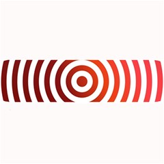 Concentric Red Rings Background Large Bar Mats