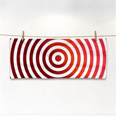 Concentric Red Rings Background Cosmetic Storage Cases by Nexatart