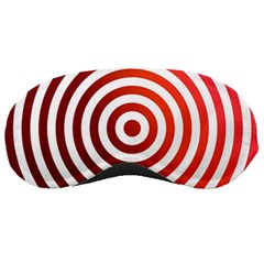 Concentric Red Rings Background Sleeping Masks by Nexatart