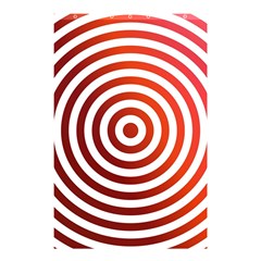 Concentric Red Rings Background Shower Curtain 48  X 72  (small)  by Nexatart