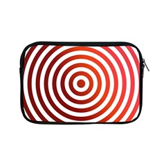 Concentric Red Rings Background Apple Ipad Mini Zipper Cases by Nexatart