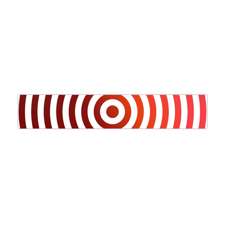 Concentric Red Rings Background Flano Scarf (Mini)