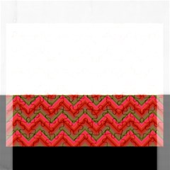 Background Retro Red Zigzag Rectangular Jigsaw Puzzl by Nexatart