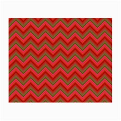 Background Retro Red Zigzag Small Glasses Cloth