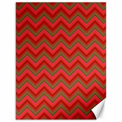 Background Retro Red Zigzag Canvas 12  X 16   by Nexatart