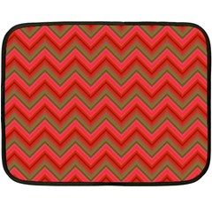 Background Retro Red Zigzag Double Sided Fleece Blanket (mini)  by Nexatart