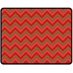 Background Retro Red Zigzag Fleece Blanket (Medium)  60 x50  Blanket Front