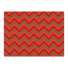 Background Retro Red Zigzag Double Sided Flano Blanket (mini)  by Nexatart