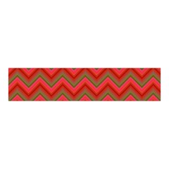 Background Retro Red Zigzag Velvet Scrunchie by Nexatart