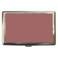 Blush Gold Coppery Pink Solid Color Cigarette Money Cases by PodArtist