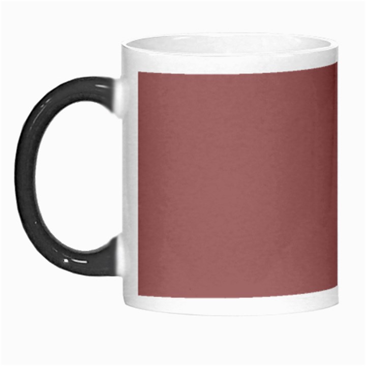 Blush Gold Coppery Pink Solid Color Morph Mugs