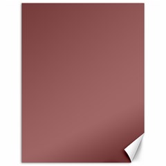 Blush Gold Coppery Pink Solid Color Canvas 12  X 16   by PodArtist