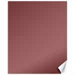 Blush Gold Coppery Pink Solid Color Canvas 11  x 14   10.95 x13.48  Canvas - 1