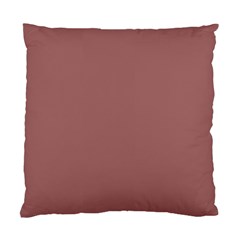 Blush Gold Coppery Pink Solid Color Standard Cushion Case (two Sides) by PodArtist