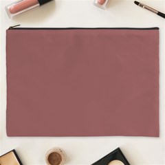 Blush Gold Coppery Pink Solid Color Cosmetic Bag (xxxl)  by PodArtist