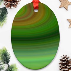 Green Background Elliptical Ornament (oval) by Nexatart