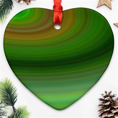 Green Background Elliptical Ornament (heart) by Nexatart