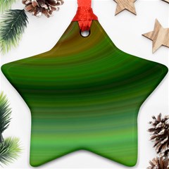 Green Background Elliptical Ornament (star) by Nexatart