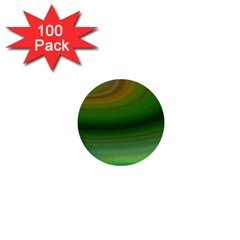 Green Background Elliptical 1  Mini Buttons (100 Pack)  by Nexatart