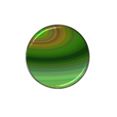 Green Background Elliptical Hat Clip Ball Marker by Nexatart