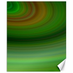 Green Background Elliptical Canvas 8  X 10  by Nexatart