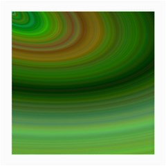 Green Background Elliptical Medium Glasses Cloth by Nexatart