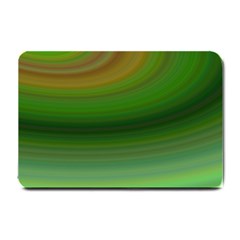 Green Background Elliptical Small Doormat  by Nexatart