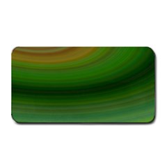 Green Background Elliptical Medium Bar Mats by Nexatart