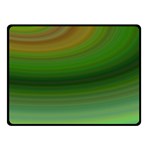 Green Background Elliptical Fleece Blanket (Small) 50 x40  Blanket Front