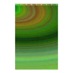 Green Background Elliptical Shower Curtain 48  X 72  (small)  by Nexatart