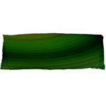 Green Background Elliptical Body Pillow Case Dakimakura (Two Sides) Front