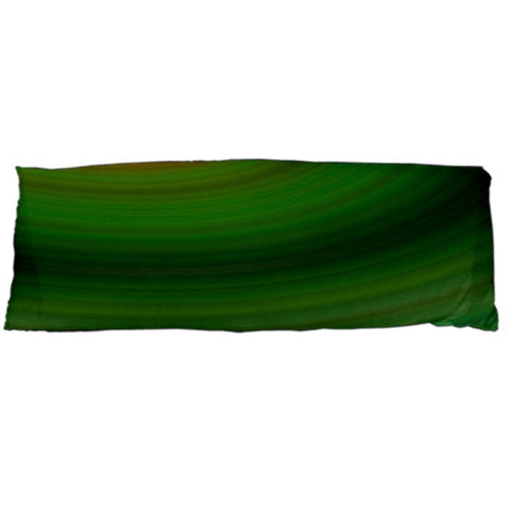 Green Background Elliptical Body Pillow Case Dakimakura (Two Sides)