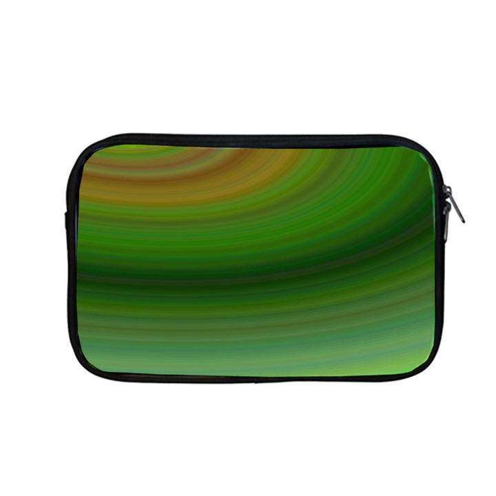 Green Background Elliptical Apple MacBook Pro 13  Zipper Case