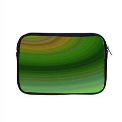 Green Background Elliptical Apple Macbook Pro 15  Zipper Case by Nexatart