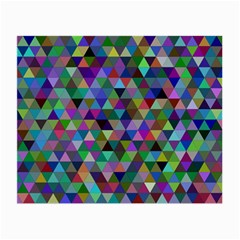 Triangle Tile Mosaic Pattern Small Glasses Cloth by Nexatart