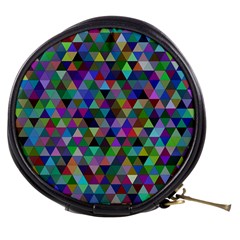 Triangle Tile Mosaic Pattern Mini Makeup Bags by Nexatart