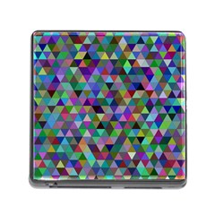 Triangle Tile Mosaic Pattern Memory Card Reader (square) by Nexatart