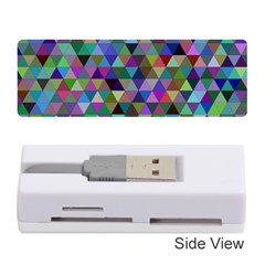 Triangle Tile Mosaic Pattern Memory Card Reader (stick)  by Nexatart