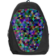 Triangle Tile Mosaic Pattern Backpack Bag by Nexatart