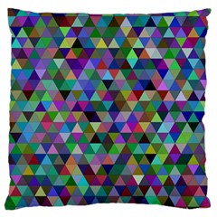 Triangle Tile Mosaic Pattern Standard Flano Cushion Case (two Sides) by Nexatart