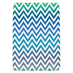 Blue Zig Zag Chevron Classic Pattern Flap Covers (l)  by Nexatart