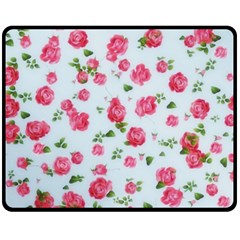 Lovely Roses  Fleece Blanket (medium)  by GabriellaDavid