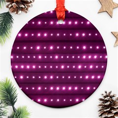 Galaxy Stripes Pattern Ornament (round) by dflcprints