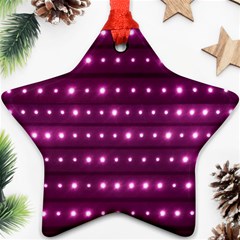 Galaxy Stripes Pattern Ornament (Star)