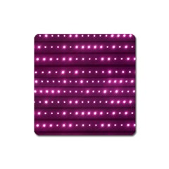 Galaxy Stripes Pattern Square Magnet