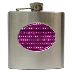 Galaxy Stripes Pattern Hip Flask (6 Oz) by dflcprints