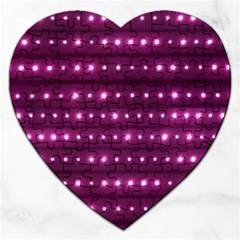 Galaxy Stripes Pattern Jigsaw Puzzle (Heart)